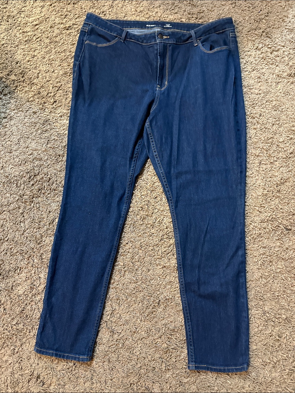 Old Navy Women's Dark Indigo Stretch Skinny Jeans